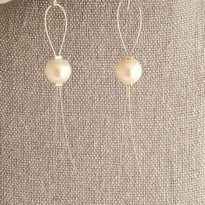 Pearl earrings